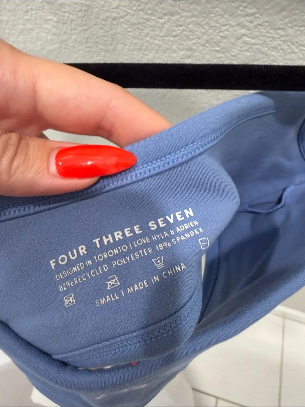 437 The Micro Bra in French Blue - Picture 3 of 3